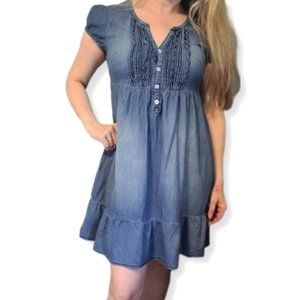 H&M 100% Cotton Dress with Bottom Ruffle Size 6